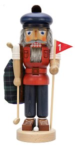 Colorful Golfer<br>Ulbricht Classic Nutcracker
